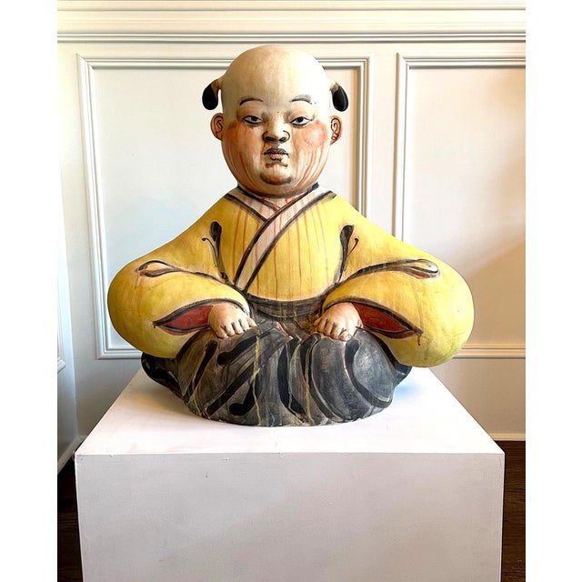 Important Ceramic Sculpture Karako by Akio Takamori Exhibited and Published For Sale - Image 10 of 18