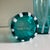 Riviera Blue Striped Italian Murano Glass Tumbler Glasses With Scalloped Rim Set of 6 For Sale - Image 10 of 10