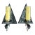 1920s Art Deco Triangle Sconces - a Pair For Sale