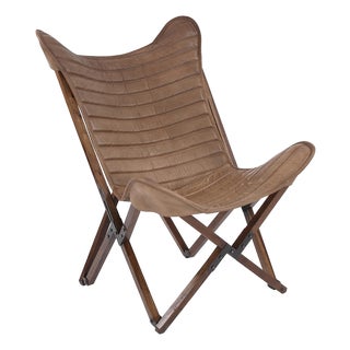 Leather Sling Chair For Sale