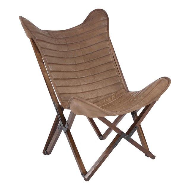 Leather Sling Chair For Sale