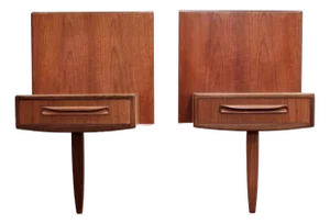 1960s Mid Century Nightstands by Vb Wilkins for G Plan