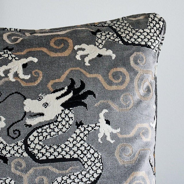 This pillow features Bixi Velvet with a Self-Welt finish. Inspired by chinoiserie motifs, this fabulous, fantastical...
