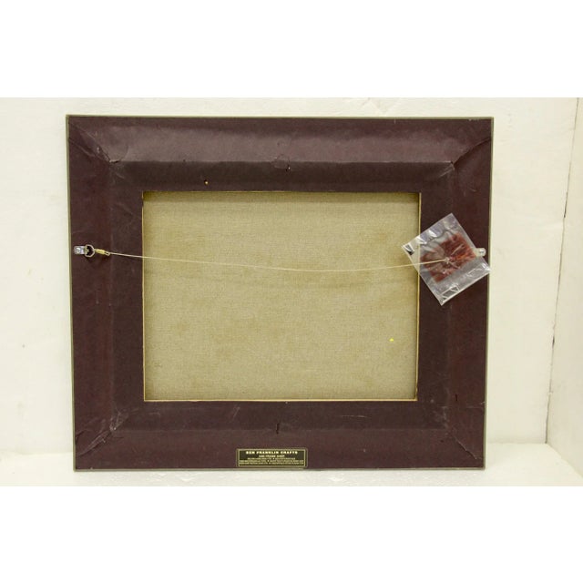 Green Colorful Contemporary Impasto Impressionist-Style Landscape Painting, Framed For Sale - Image 8 of 9