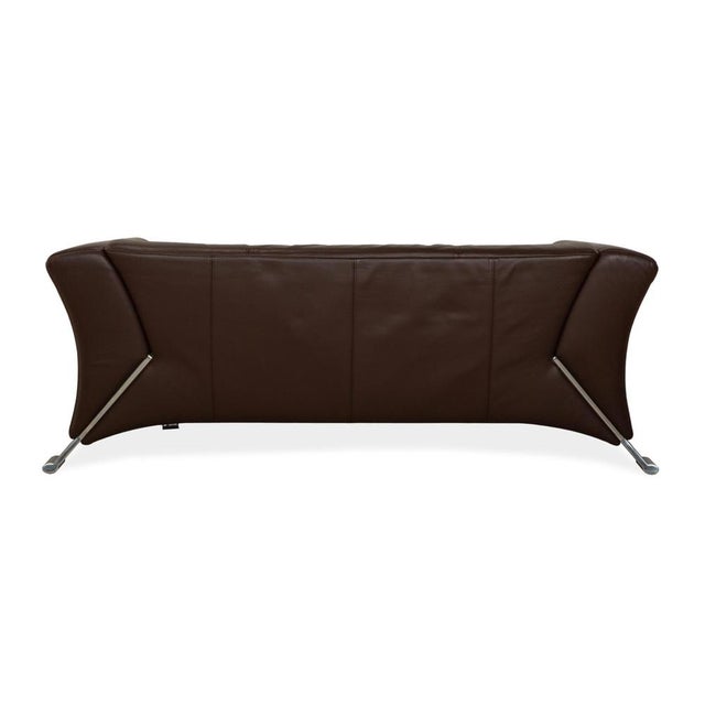 322 Three-Seater Sofa in Leather from Rolf Benz For Sale - Image 10 of 12