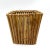 Mid-Century Modern Bamboo Basket For Sale - Image 6 of 9