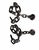 Mid 20th century Illusionistic Brutalist Chain Link Candlesticks - A Pair For Sale - Image 10 of 10