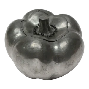 Italian Modernist Pewter "Pumpkin" Ice Bucket