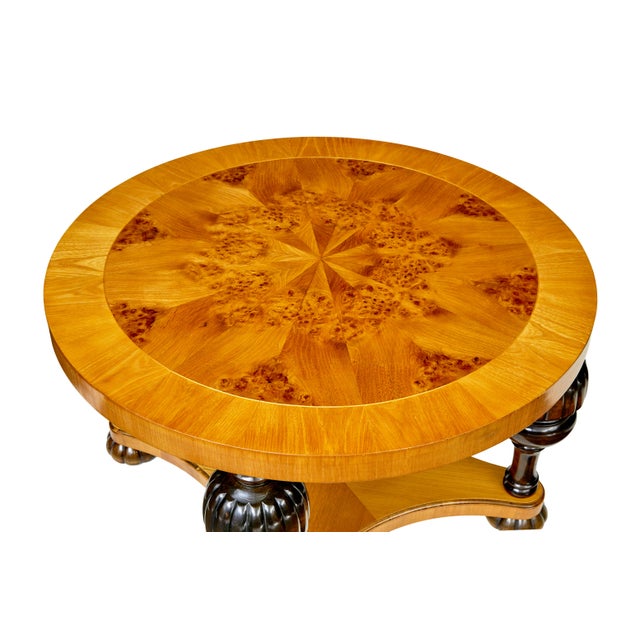 1950s Mid-Century Art Deco Swedish Elm Root Coffee Table, 1950 For Sale - Image 5 of 9