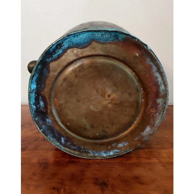 Antique 1870s Copper Stamped Wine Ice Bucket Czars Era For Sale - Image 11 of 12