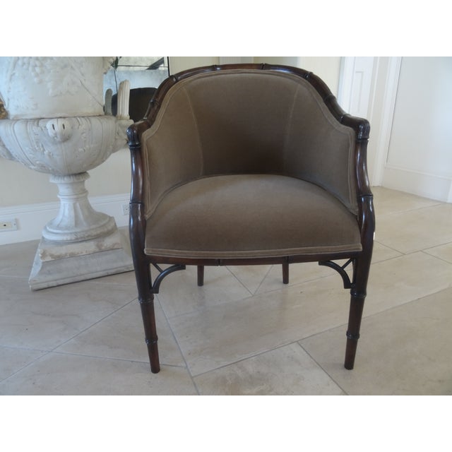 New Upholstery in Luxury Mo Hair great scale with large impact for smaller spaces with great comfort.