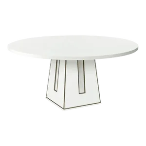 Woodbridge Furniture Duval Table, Alabaster Finish