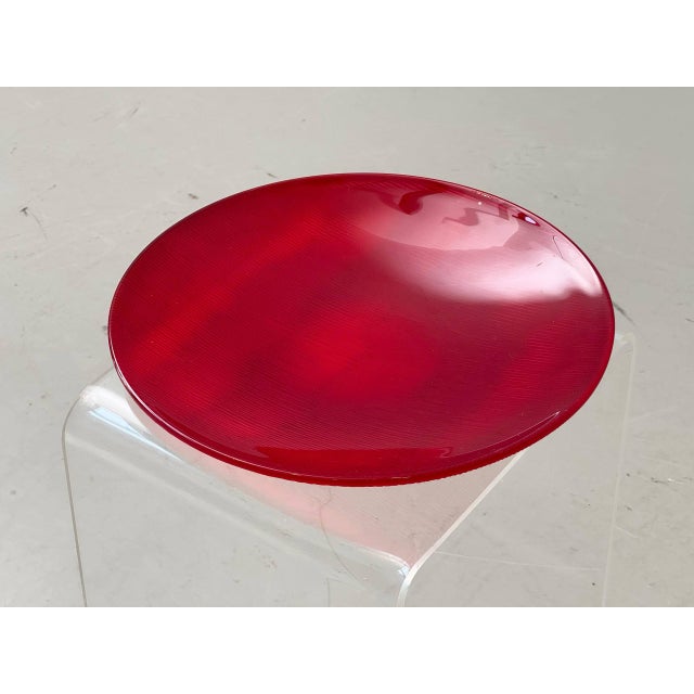 A striking glass object by the design duo philip baldwin and monica guggisberg, crafted in 1996 in nonfoux, switzerland....