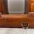 Antique English Walnut Pedestal Desk with Blue Leather Top For Sale - Image 10 of 12