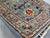 Blue Gray and Red Floral Wool Runner Rug, Persian Style, 2'9" X 9'7" For Sale - Image 16 of 17