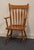 Ethan Allen Ethan Allen Heirloom Nutmeg Maple Colonial Early American Arrow Back Dining Arm Chair 10-6060a For Sale - Image 4 of 11