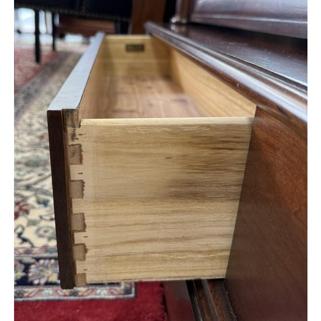 Bassett Furniture Floor Mirror With Drawer For Sale - Image 15 of 16