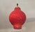Vintage Red Laminated Glass Lamp, 1960s For Sale - Image 4 of 4