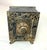 Art Nouveau Antique 19th Century Ornate Cast Iron Junior Safe Deposit Lockable Still Bank For Sale - Image 3 of 11