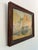 Impressionist Harbor Scene Painting Dated 1929 For Sale - Image 3 of 9
