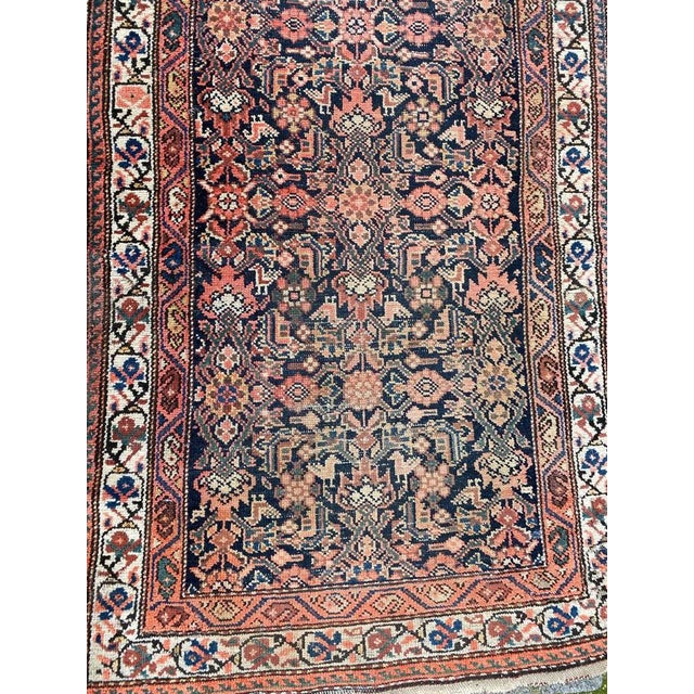 Brown Antique Malayer Runner Rug, 1890s For Sale - Image 8 of 18