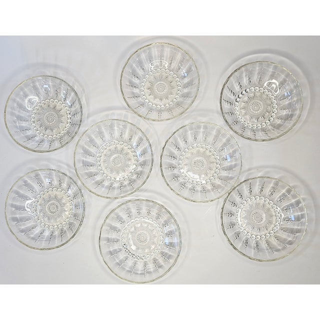 Vintage Coastal Starburst Dessert Bowls- Set of Eight For Sale - Image 14 of 14