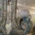 Decorative Crystal & Turquoise Glass Beaded Chadelier For Sale - Image 4 of 4