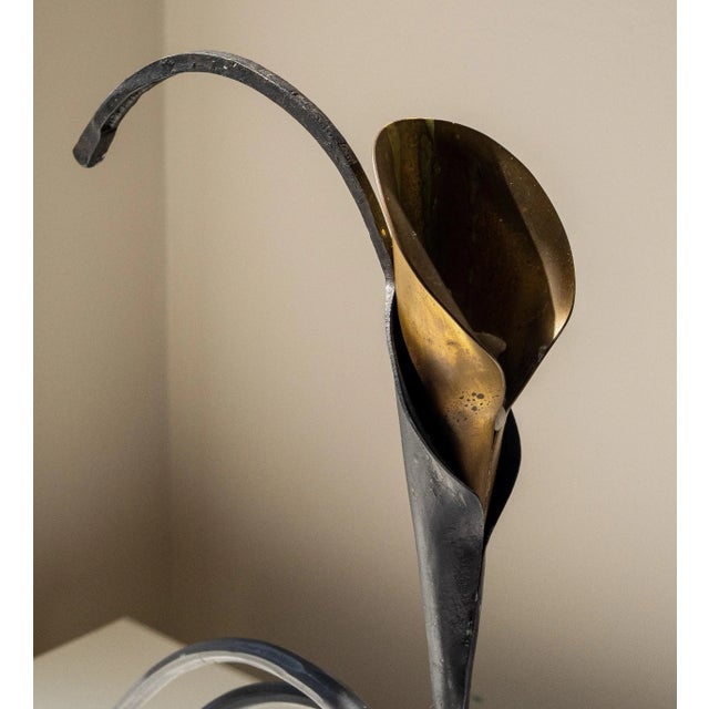 Brutalist Jack Brubaker Candlestick holder (gold insert)