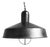 Industrial Farmhouse Gunmetal Iron Pendant Light For Sale