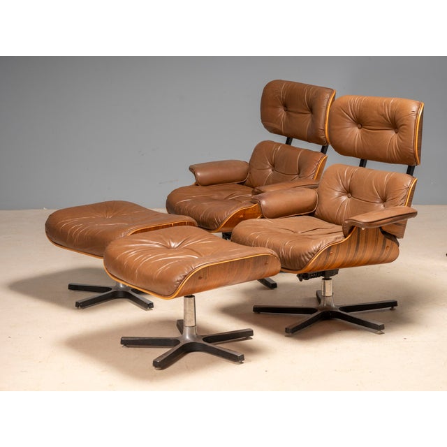 Set of Canadian Lounge Chair and Ottoman from Northfield Metal Products, 1960s For Sale - Image 15 of 16
