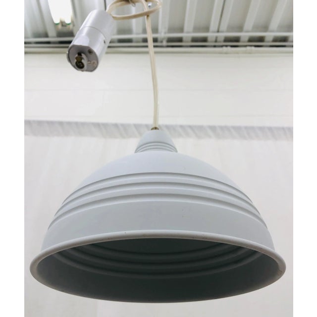 Mid-Century Modern Mid 20th Century Vinage Industrial Style Pendant Fixture For Sale - Image 3 of 6