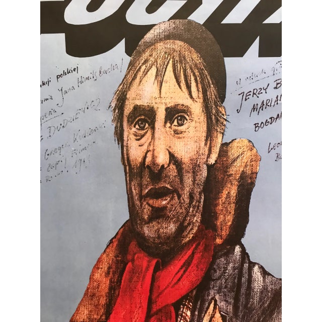 Mid-Century Modern Original 1984 Polish Movie Poster, Fucha For Sale - Image 3 of 6