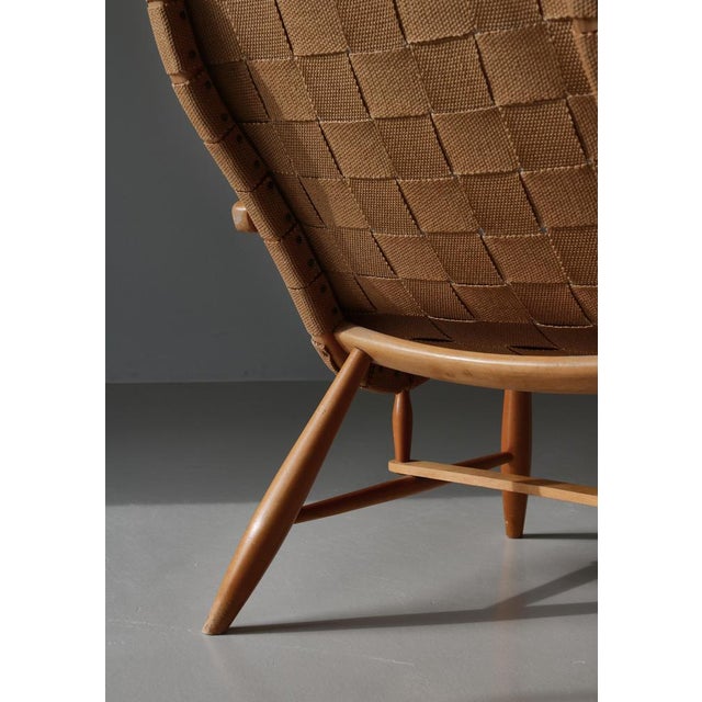 Swedish Modern Anders Lounge Chair by Yngve Ekström, 1945 For Sale - Image 9 of 14
