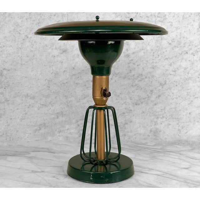 Mid-Century Modern Mid-Century Gren Ufo Flying Saucer Sight Light Table Lamp For Sale - Image 3 of 8