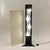 Accademia Floor Lamp in Black Structured Steel and White Jersey Fabric by Cini Boeri for Artemide, Italy, 1978 For Sale - Image 12 of 15