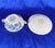 1970s Set of Six Ridgway Windsor Blue Flat Cream Soup Bowls With Underplates For Sale - Image 5 of 6