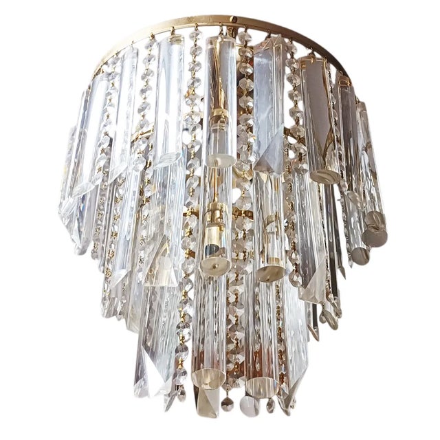 Murano Waterfall Lamp by Paolo Venini, 1950s For Sale - Image 4 of 6