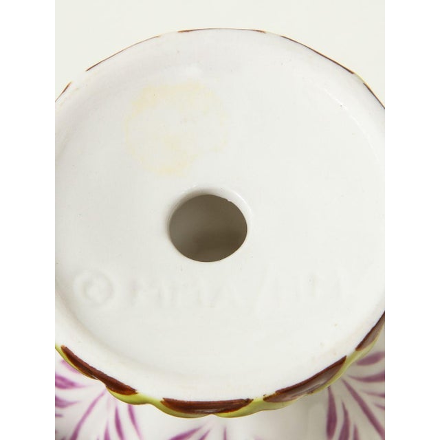 Ceramic Mid 20th Century English Traditional Porcelain Tulip Cups For Sale - Image 7 of 9