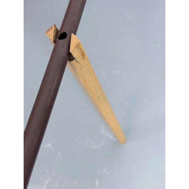 Round Oak Dining Table with Extensions, 1970s For Sale - Image 16 of 18