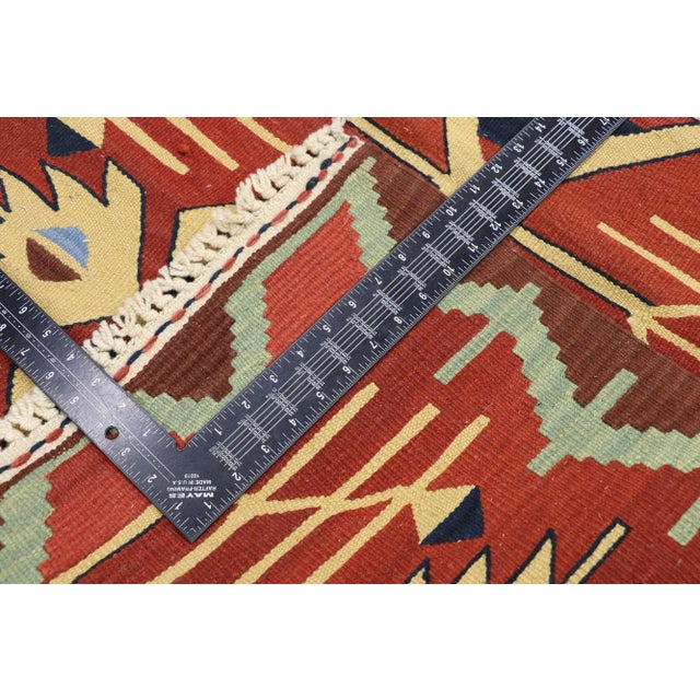 Late 20th Century Vintage Persian Shiraz Kilim Rug - 02'10 X 03'07 For Sale - Image 5 of 9