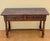 Brown Spanish Walnut Console Table With Geometric Carved Drawers For Sale - Image 8 of 13