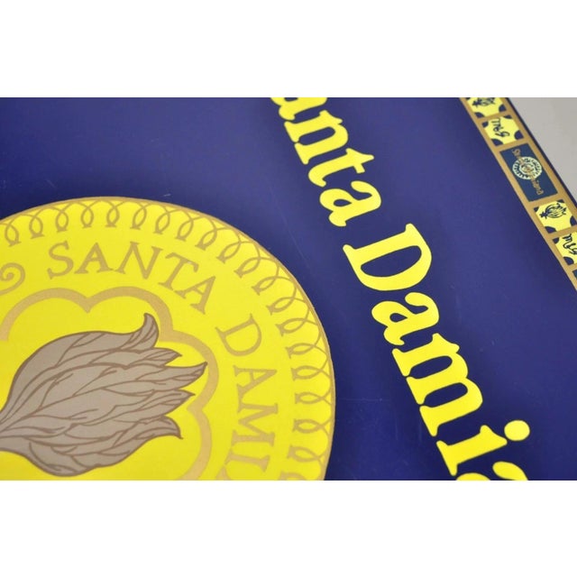 Santa Damiana La Romana Blue Lacquered Wood Cigar Humidor Box For Sale - Image 9 of 12