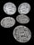 Ceramic Mid Century Modern Charcuterie Plates-Set of 5 For Sale - Image 7 of 10