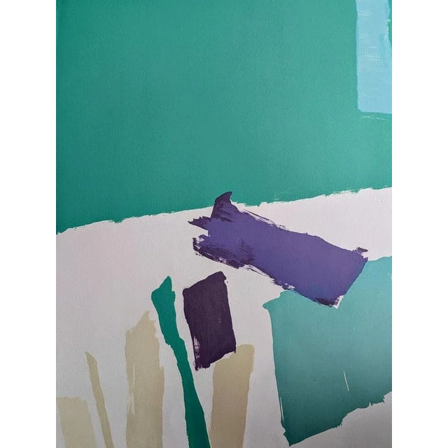 Pierre Pallut, Abstract Composition, Hand-Signed Lithograph, 1972 For Sale - Image 4 of 10