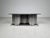 Elegant dry bar by Acerbis, executed in stainless steel and rotating smoked glass, Italy, 1970s. Defined by its clean...