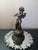 Art Nouveau 1950s Exquisite Art Nouveau France Solid Bronze Musical Cherub Angel Figurine For Sale - Image 3 of 7
