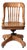 Antique Spritzer's Wood Swivel Desk Chair For Sale