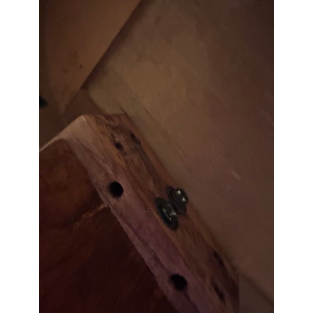 Vintage Mahogany Inlaid Oval Console Table With Claw Feet For Sale - Image 9 of 9