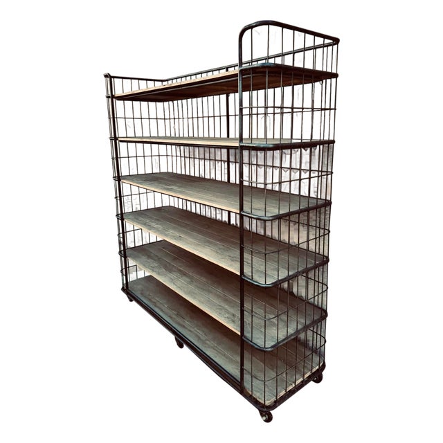 Restoration Hardware Circa 1900s Baker Rack For Sale