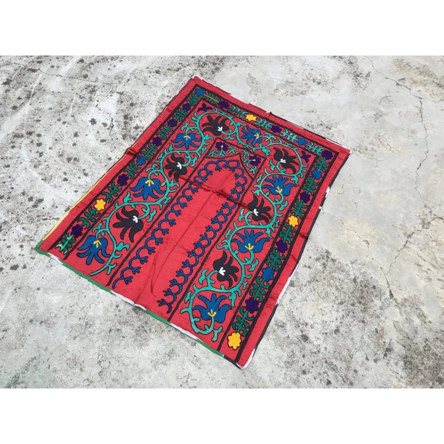 Vintage Boho Silk Tablecloth / Tapestry For Sale - Image 4 of 7